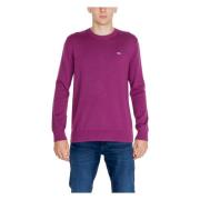 Biologisch Katoenen Herentrui Tommy Jeans , Purple , Heren