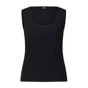 Top met Vierkante Halslijn Klassieke Stijl Riani , Black , Dames