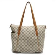 Pre-owned Fabric louis-vuitton-bags Louis Vuitton Vintage , Beige , Da...