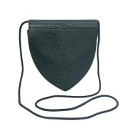 Pre-owned Fabric shoulder-bags Yves Saint Laurent Vintage , Green , Da...