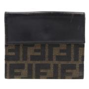 Pre-owned Canvas wallets Fendi Vintage , Brown , Dames