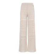 Ivoor Palazzo Broek Akep , Beige , Dames