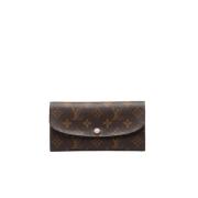 Pre-owned Leather wallets Louis Vuitton Vintage , Brown , Dames