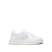 Witte Leren Sneakers voor Mannen Alberto Guardiani , White , Heren