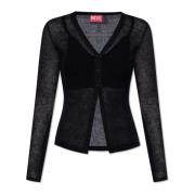 Cardigan `M-Arina` Diesel , Black , Dames