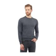 Merino Wool Crew-Neck Sweater Brooks Brothers , Gray , Heren