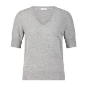 Kasjmier Gebreid Shirt Riani , Gray , Dames