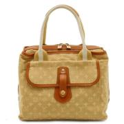 Pre-owned Fabric louis-vuitton-bags Louis Vuitton Vintage , Beige , Da...