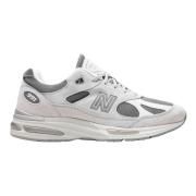 Luxe Grijs/Witte Sneakers New Balance , Gray , Heren