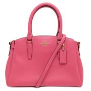 Pre-owned Plastic handbags Coach Pre-owned , Pink , Dames