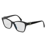 Pre-owned Plastic sunglasses Chanel Vintage , Black , Dames