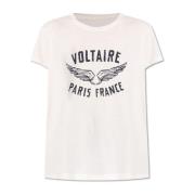 T-shirt `Walk` Zadig & Voltaire , Beige , Dames