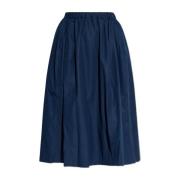 Katoenen rok met zakken Marni , Blue , Dames