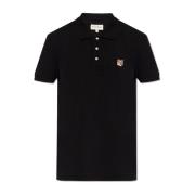 Katoenen poloshirt Maison Kitsuné , Black , Heren