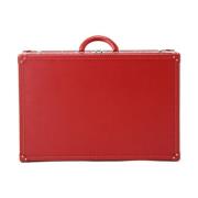 Pre-owned Leather travel-bags Louis Vuitton Vintage , Red , Dames