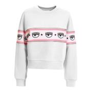 Stijlvolle Sweaters voor Vrouwen Chiara Ferragni Collection , White , ...