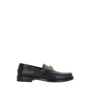 Klassieke Leren Loafer Schoenen Gucci , Black , Dames