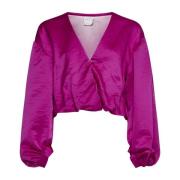 Magenta Shirt Stijlvol Forte Forte , Pink , Dames