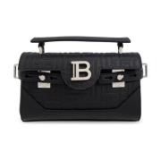 Schoudertas met logo Balmain , Black , Heren