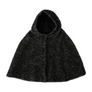 Grijze Wollen Blend Hoofddoek Sjaal Hoed Dolce & Gabbana , Gray , Dame...