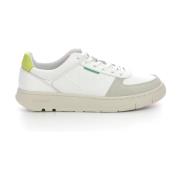 Lage Top Leren Sneakers Kickers , White , Heren