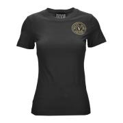 Stijlvolle T-shirts en Polos Versace Jeans Couture , Black , Dames