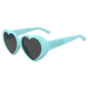 Blauwe Dames Zonnebril Moschino , Blue , Dames