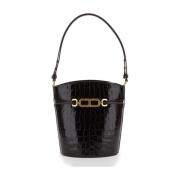 Bruine Croc Emmer Tas Tom Ford , Brown , Dames