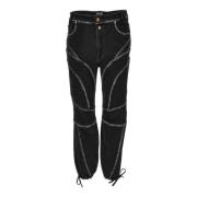 Stijlvolle Broeken voor Modeliefhebbers Versace Jeans Couture , Black ...