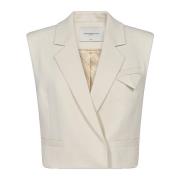 Tailor Vest Jet Stream Copenhagen Muse , Beige , Dames