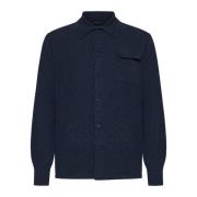 Denim Overhemden Collectie Roberto Collina , Blue , Heren