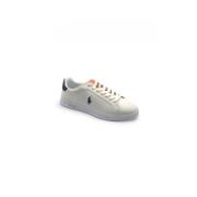Witte Leren Sneakers HRT CRT Ii-Sk-Ltl Polo Ralph Lauren , White , Her...