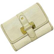 Pre-owned Leather wallets Louis Vuitton Vintage , Beige , Dames