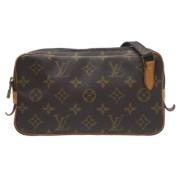 Pre-owned Canvas shoulder-bags Louis Vuitton Vintage , Brown , Dames