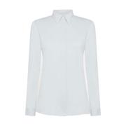 Witte Oxford Plain Dames Overhemd RRD , White , Dames