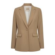 Elegant Mmleonora Miley Blazer Tannin MOS Mosh , Beige , Dames