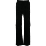 Zwarte Corduroy Broek Post Archive Faction , Black , Heren