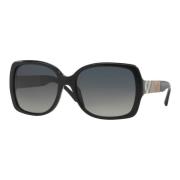 Zwart/Grijs Getinte Zonnebril Burberry , Black , Dames