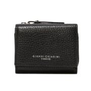 Zwarte Leren Schoudertas Gianni Chiarini , Black , Dames