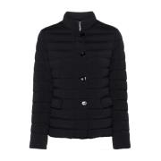 Zwarte Gewatteerde Jas Herno , Black , Dames