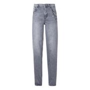 Wijde pijpen hoge taille broek Liu Jo , Gray , Dames