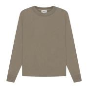 Essentials Lange Mouw T-shirt Taupe Fear Of God , Beige , Heren