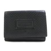 Pre-owned Leather wallets Bottega Veneta Vintage , Black , Unisex