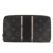 Pre-owned Fabric wallets Louis Vuitton Vintage , Black , Heren