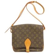 Pre-owned Fabric louis-vuitton-bags Louis Vuitton Vintage , Brown , Da...