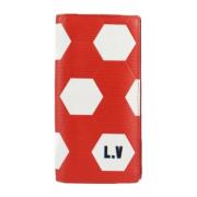 Pre-owned Leather wallets Louis Vuitton Vintage , Red , Dames