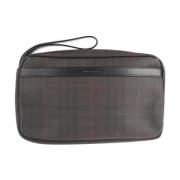 Pre-owned Fabric clutches Burberry Vintage , Black , Dames