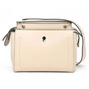 Pre-owned Leather fendi-bags Fendi Vintage , Beige , Dames