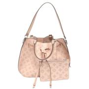 Pre-owned Leather handbags Louis Vuitton Vintage , Pink , Dames