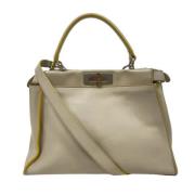 Pre-owned Fabric fendi-bags Fendi Vintage , Beige , Dames